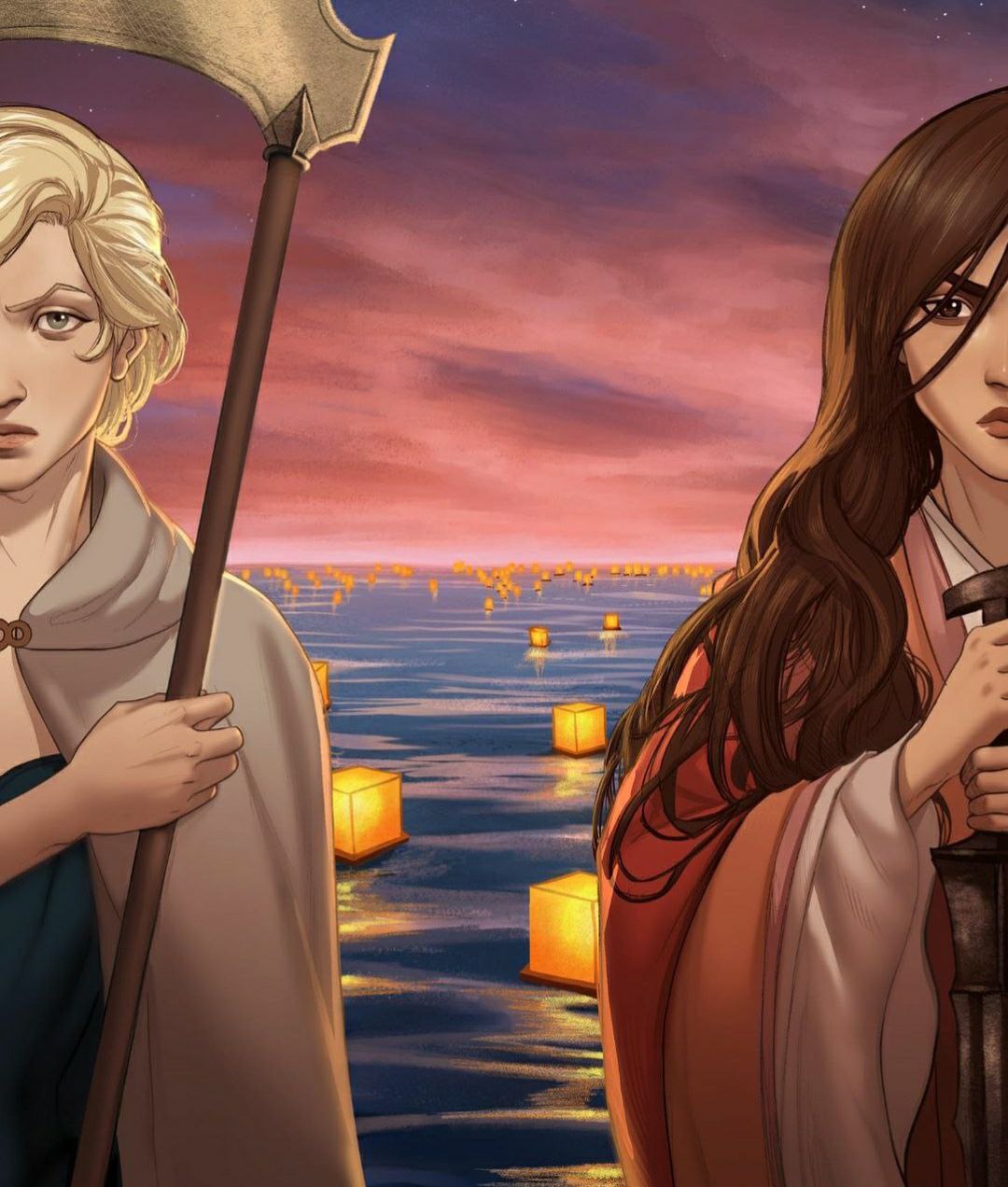 Fan Art dal web raffigurante i due personaggi principali: la protagonista Ren e il fratello Neven